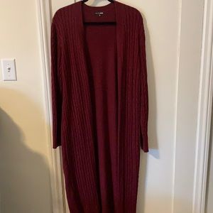 Burgundy sweater